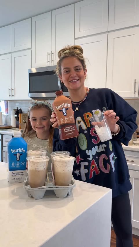 Instagram post by @alisonhavens_ for fairlife. Caption reads: [...] delivered by a fellow tired mom & has....