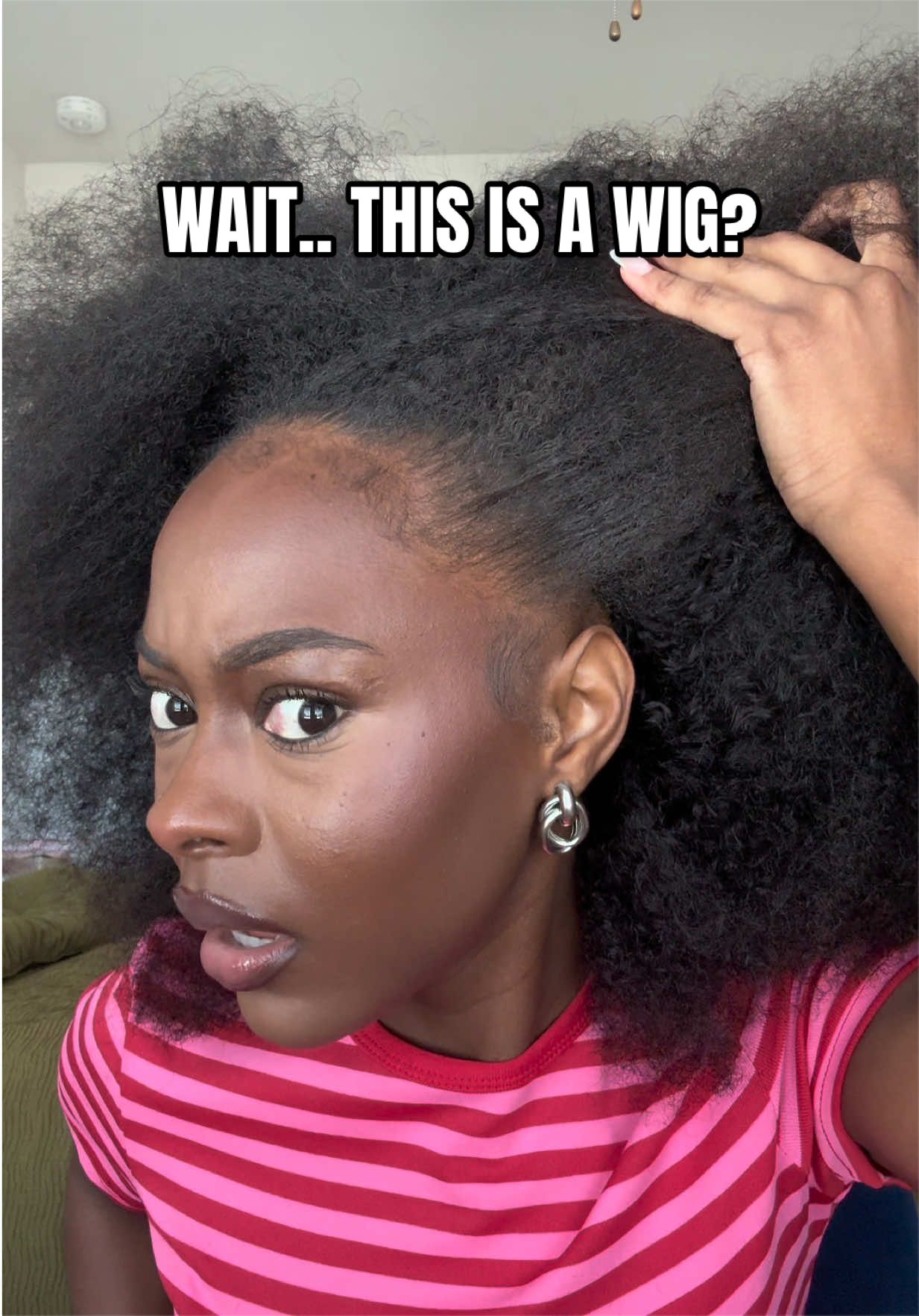 TikTok post by @purelydleah for ISEE Hair. Caption reads: We need to talk @ISEEHAIR 💇🏾‍♀️ Hair Deets: 20”....