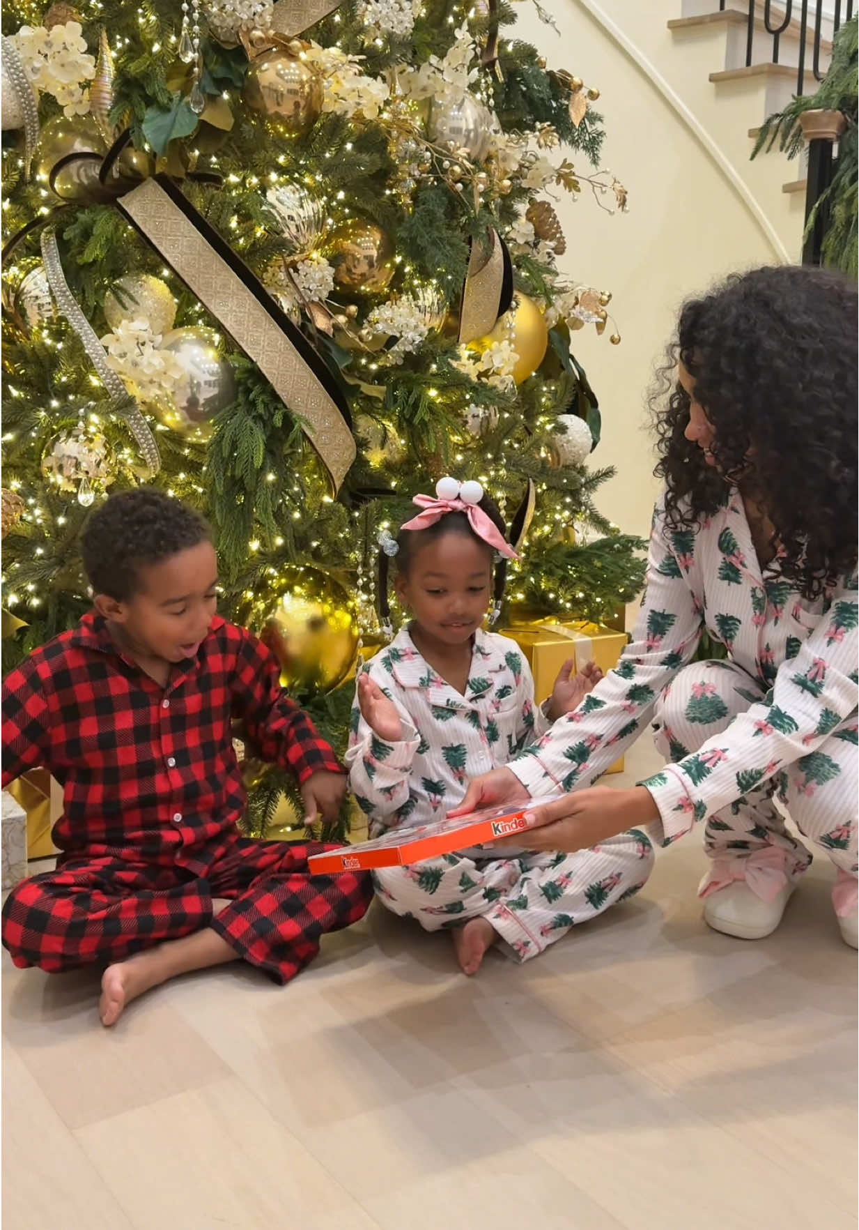 TikTok post by @jaylabrenae5 for Kinder. Caption reads: [...] our countdown to Christmas with the....