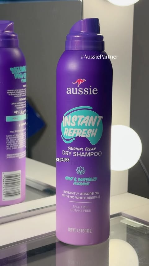 Instagram post by @annaleisetaylor for Aussie Hair. Caption reads: [...] little longer past wash day and it’s....