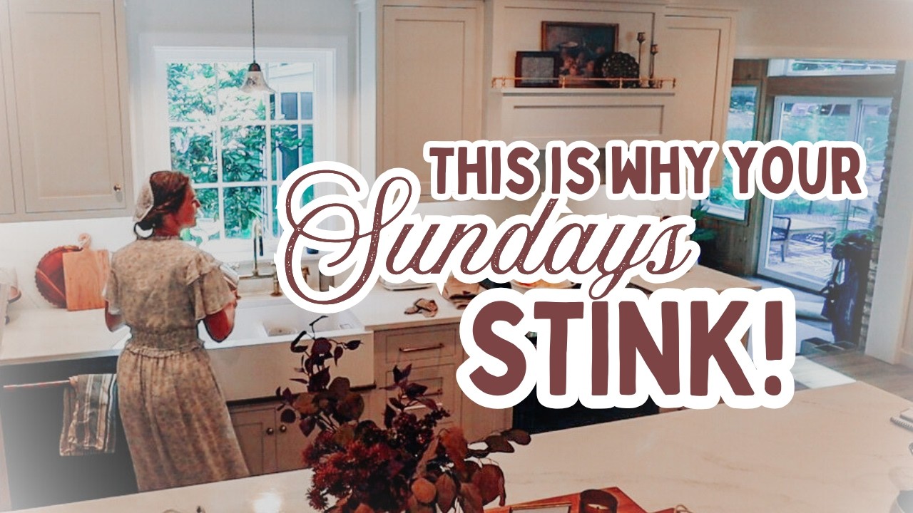 YouTube post by @MeganFoxUnlocked for Hosanna Revival. Caption reads: What Mennonites ACTUALLY do on Sundays | How to....