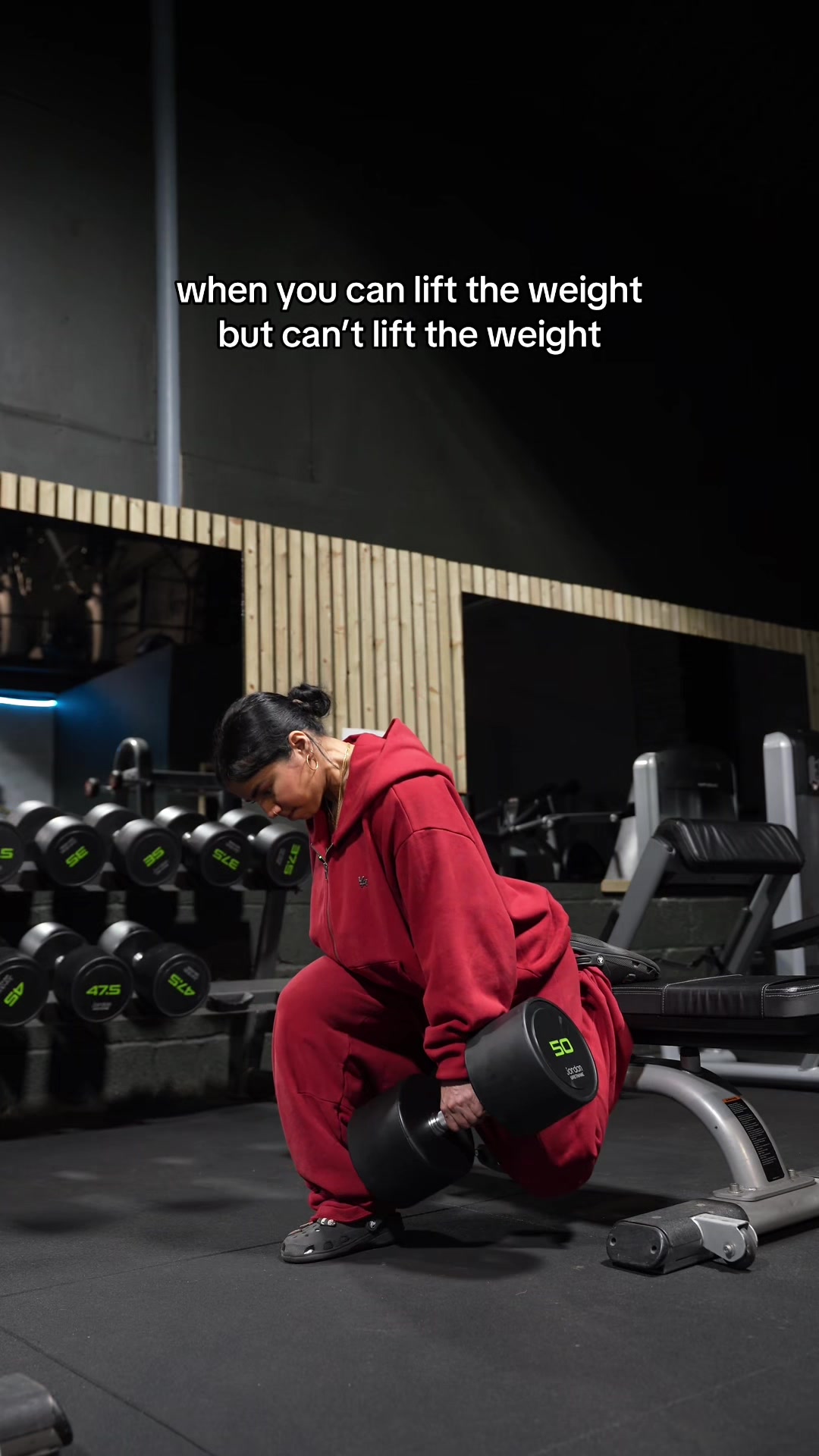 TikTok post by @raahavyy for YoungLA. Caption reads: [...] and back is a workout on its own🙂‍↔️....