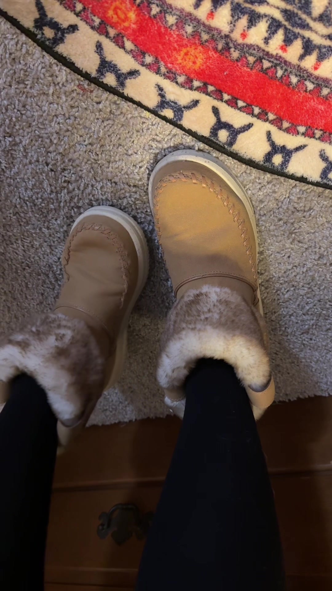 TikTok post by @clamchowderbaby for HEYDUDE shoes. Caption reads: never thought I’d be a @HeyDude girly but I LOVE....