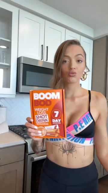 Instagram post by @woahvicky for Boombod. Caption reads: #ad Listen up, it’s only been a few days and....