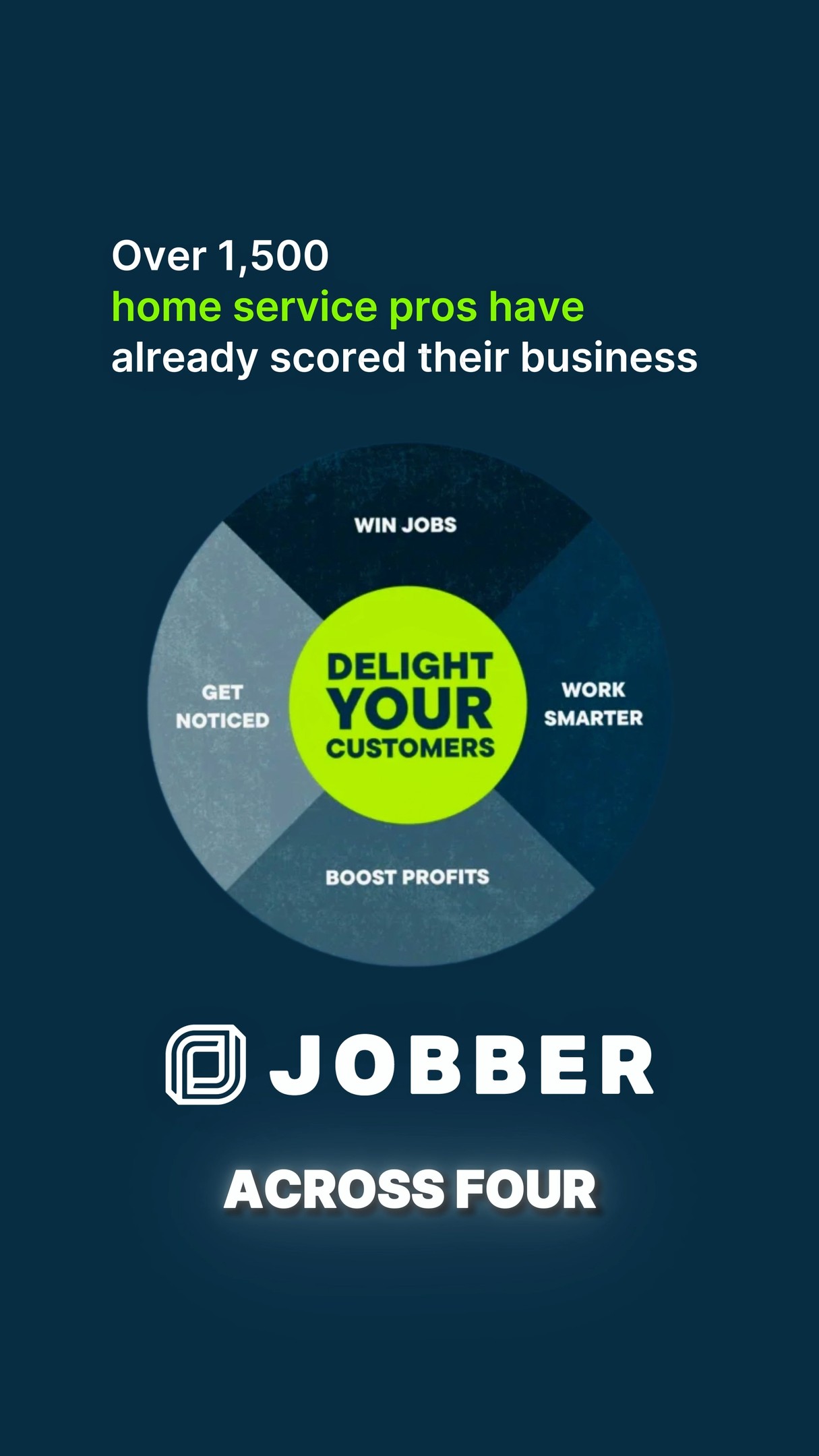 Instagram post by @landscape_tycoon for Jobber. Caption reads: Here’s something worth checking out if you run a....