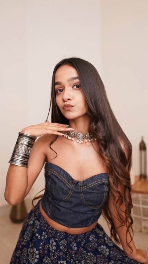 Instagram post by @priyaxagg for MYNTRA. Caption reads: [...] GenZ First collection exclusively on @myntra....