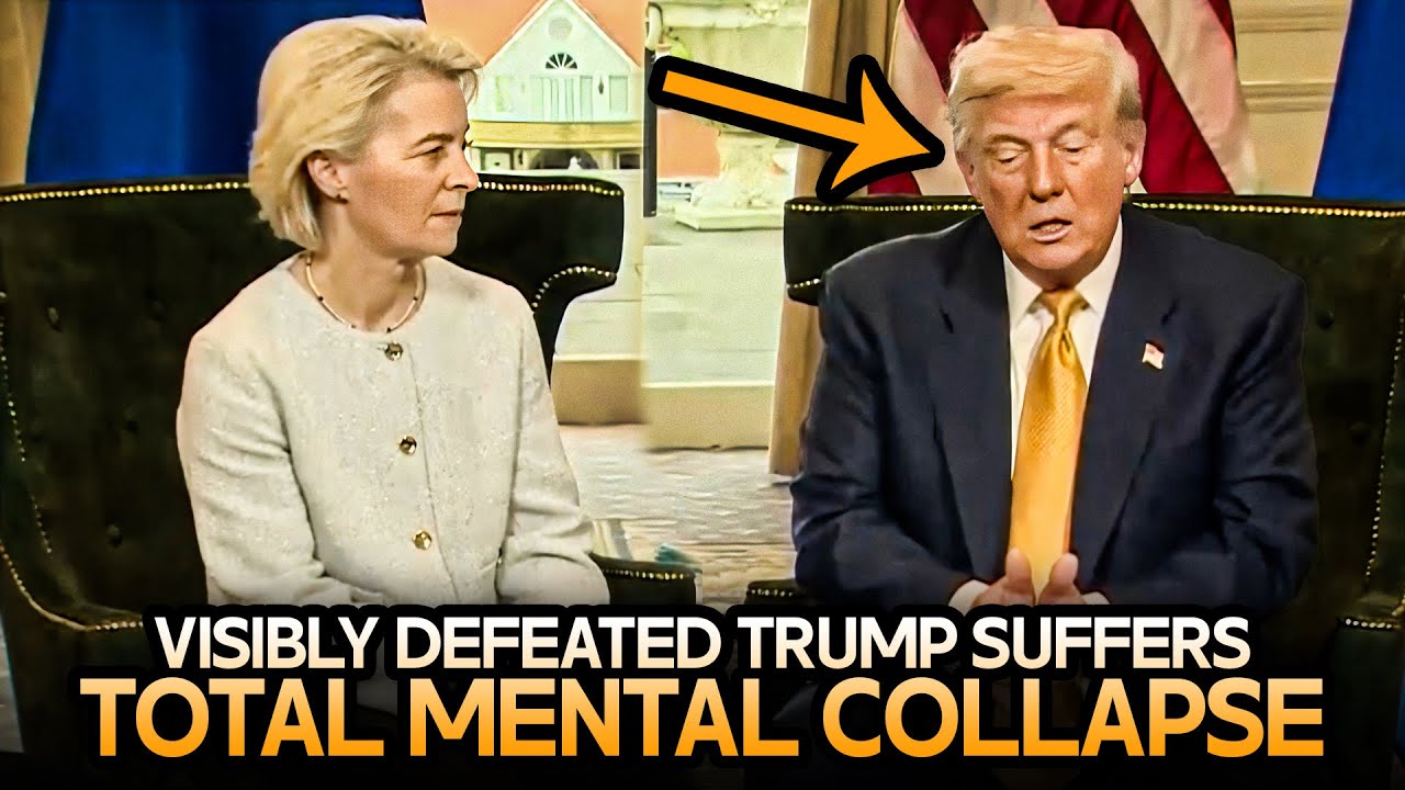 YouTube post by @FarronBalanced for HuffPost. Caption reads: Trump Suffers Total Mental Collapse In Front Of....