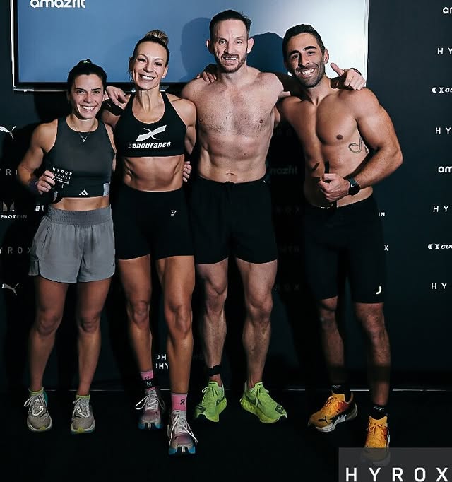 Instagram post by @sambilbie for Xendurance. Caption reads: [...] coach I am very happy about thisssss....