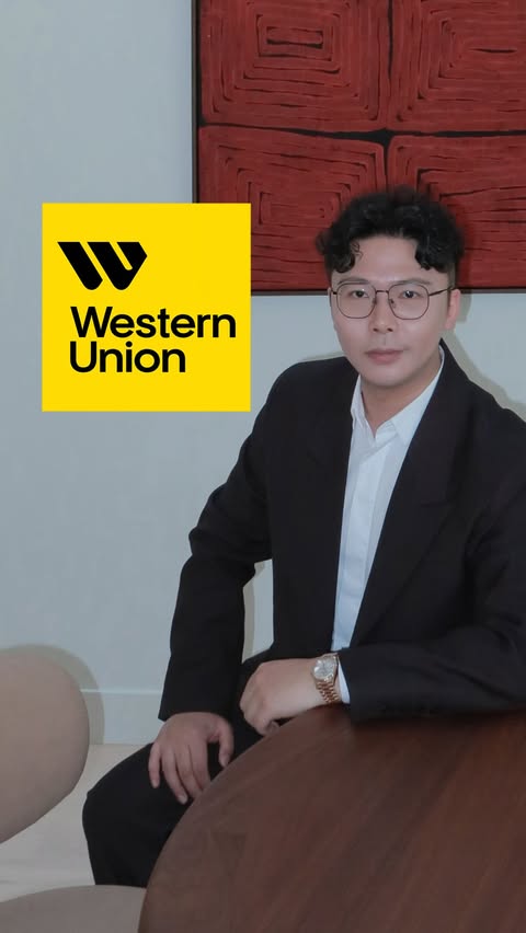 Instagram post by @nolanliu for Western Union. Caption reads: [...] fast and seamless currency exchange. Western....