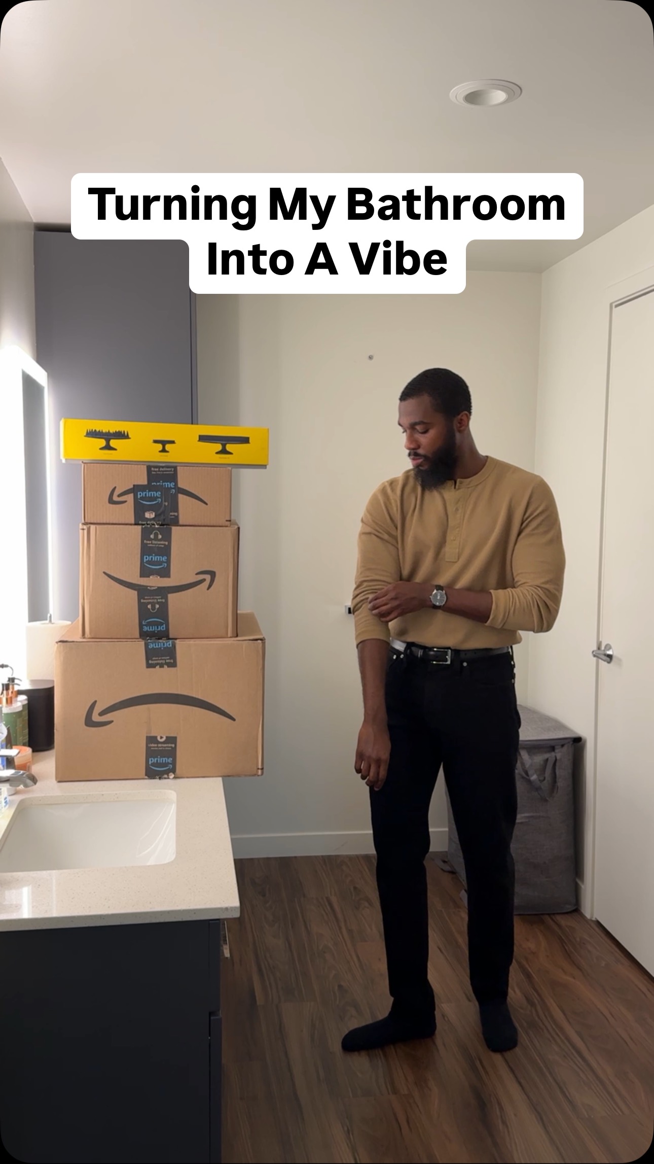 Instagram post by @mrrlittle for Scotch Porter. Caption reads: Comment “Link” and I’ll send you an Amazon Link to....