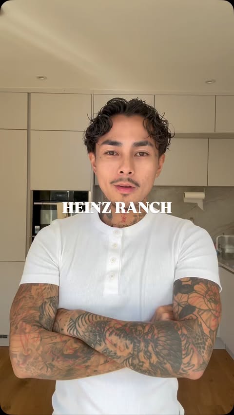 Instagram post by @yourboybenz for Heinz. Caption reads: [...] absolutely SLAPS when you’ve got the....