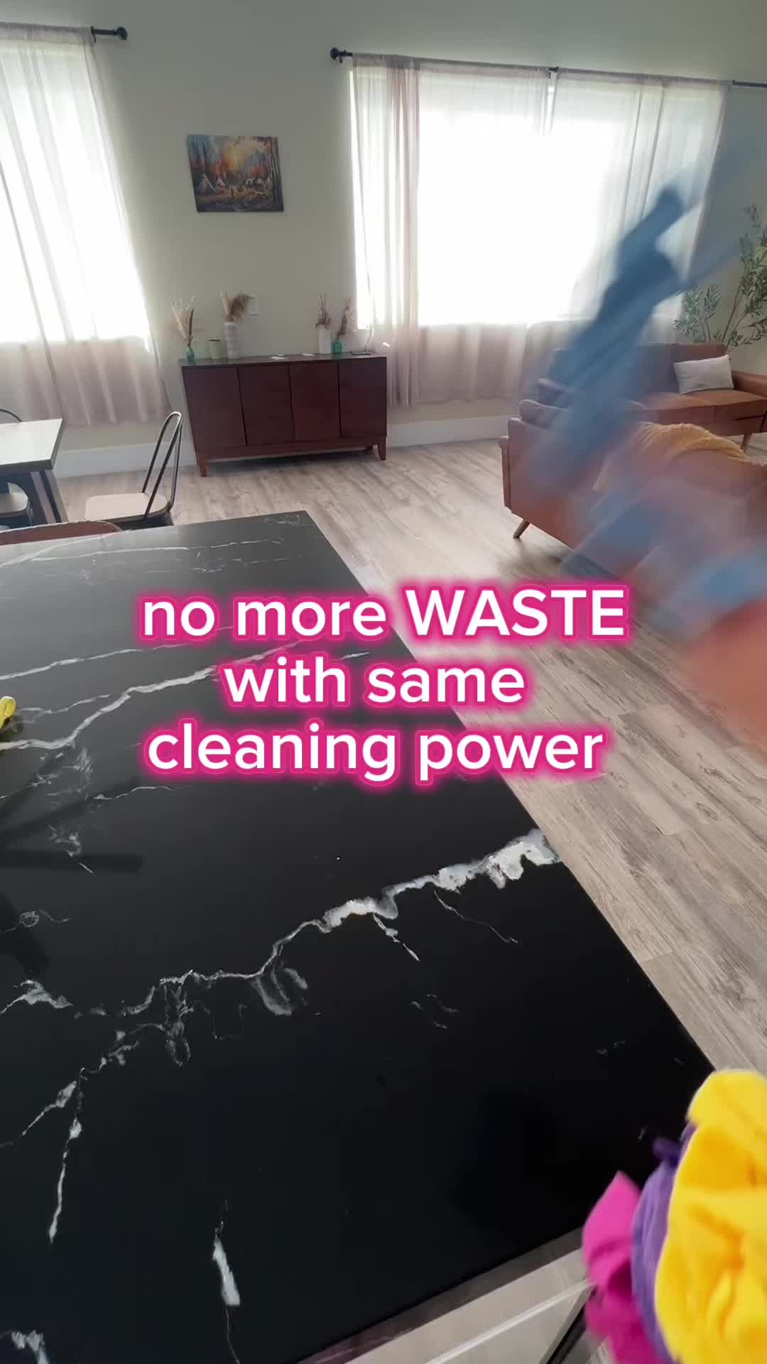 TikTok post by @tanya_cleanhome for Keepow. Caption reads: Same cleaning power but no more waste @KEEPOW_US....