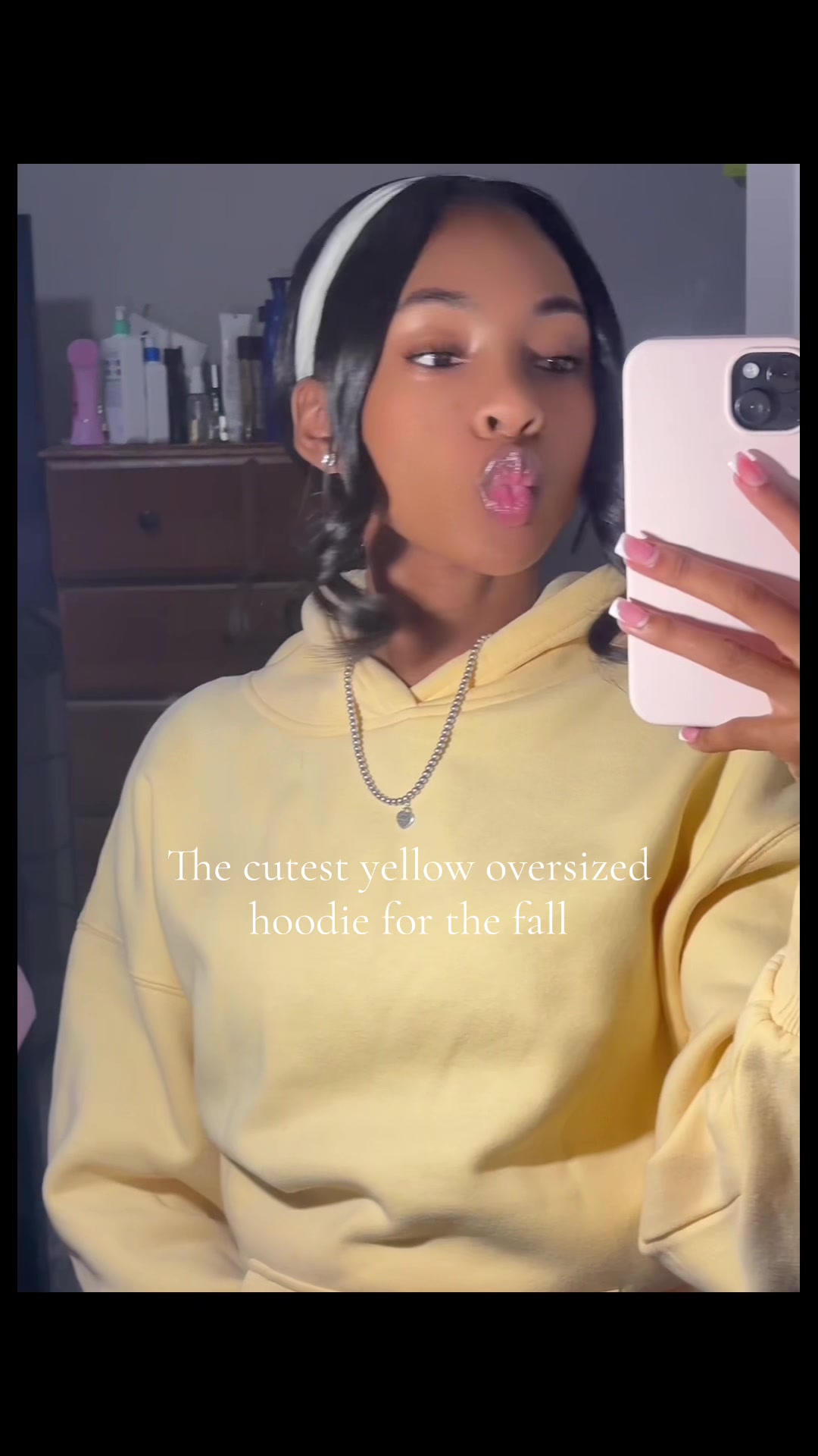 TikTok post by @reganndeshon_ for Automet. Caption reads: add this cute cozy and comfy hoodie from @AUTOMET....