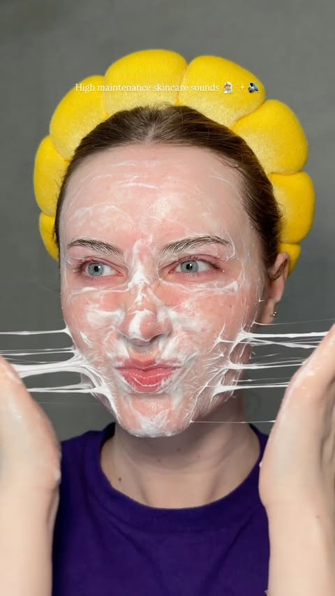 Instagram post by @youglowgrrl for CurrentBody. Caption reads: [...] PDRN Exosome Skinplaning Glaze Mask*....