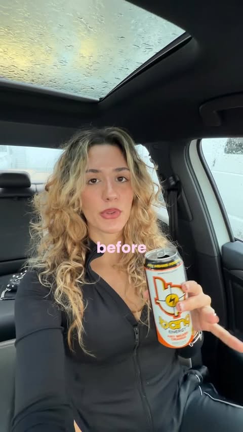 Instagram post by @santinaxrizzi for Bang Energy. Caption reads: [...] the year with a bang (literally) @bangenergy....