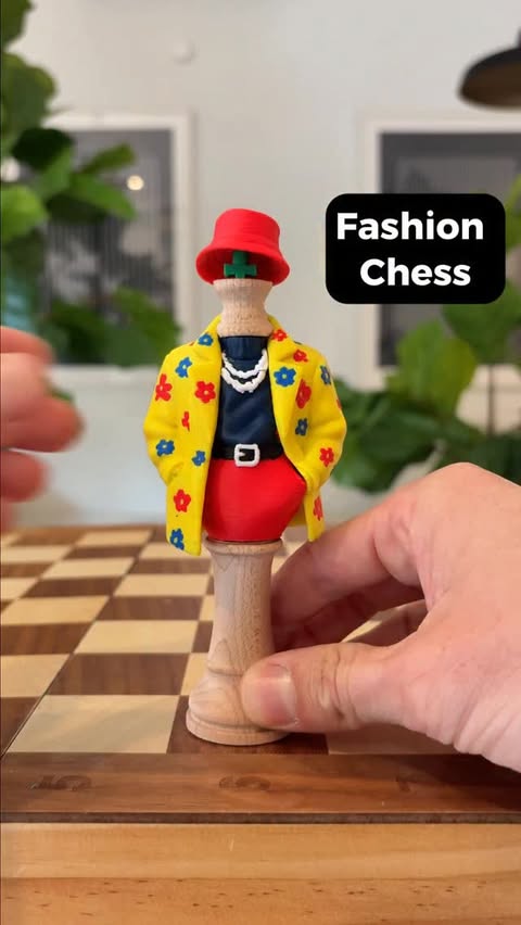 Instagram post by @pygmallionaire for Flashforge. Caption reads: [...] the Fashion Knight be? thank you to....