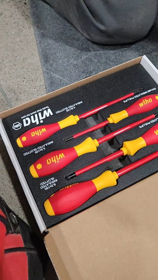 Instagram post by @octoolhouse for Wiha Tools. Caption reads: Don't be a "ProHo" electrician, only buy tools....