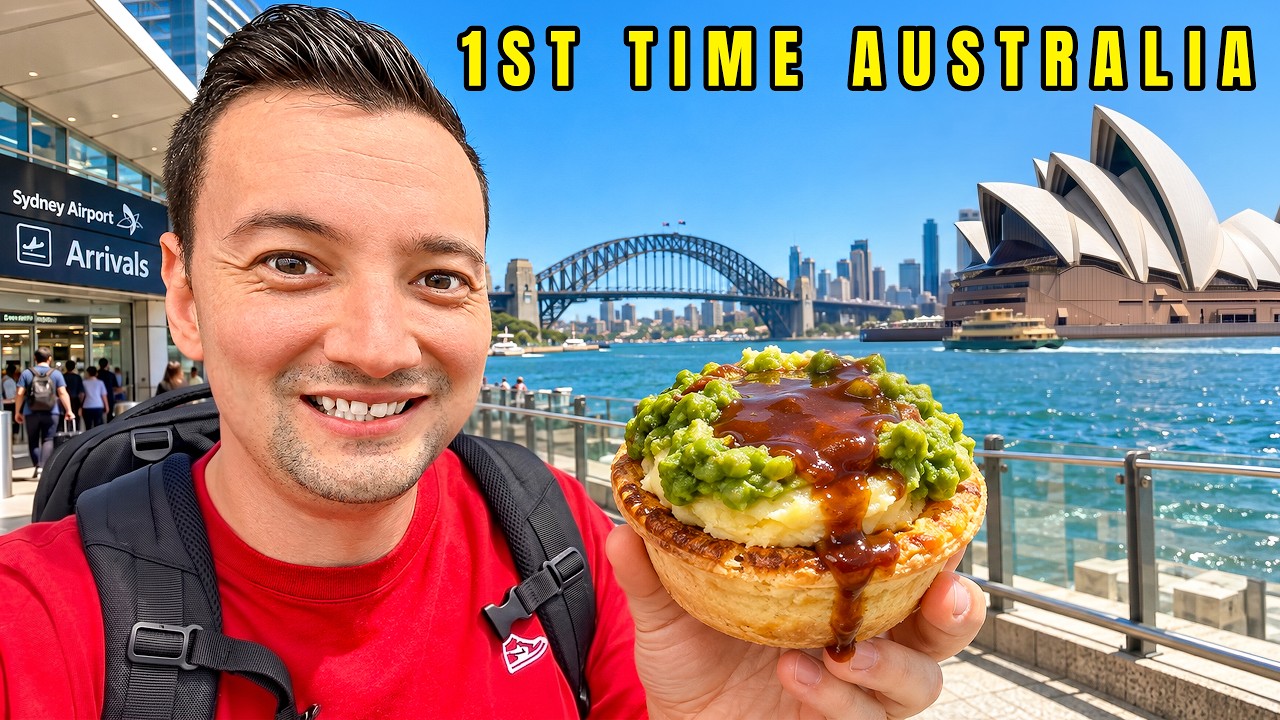 YouTube post by @KenAbroad for Wise. Caption reads: 1st Arrival In Sydney, Australia 🇦🇺 (Honest....