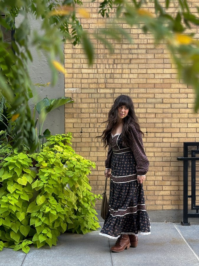 Instagram post by @thegoodrichwife for Christy Dawn. Caption reads: [...] of the new season, fresh from the....