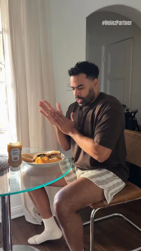 Instagram post by @justinglaze for Heinz. Caption reads: #HeinzPartner All is fair in love & [...].