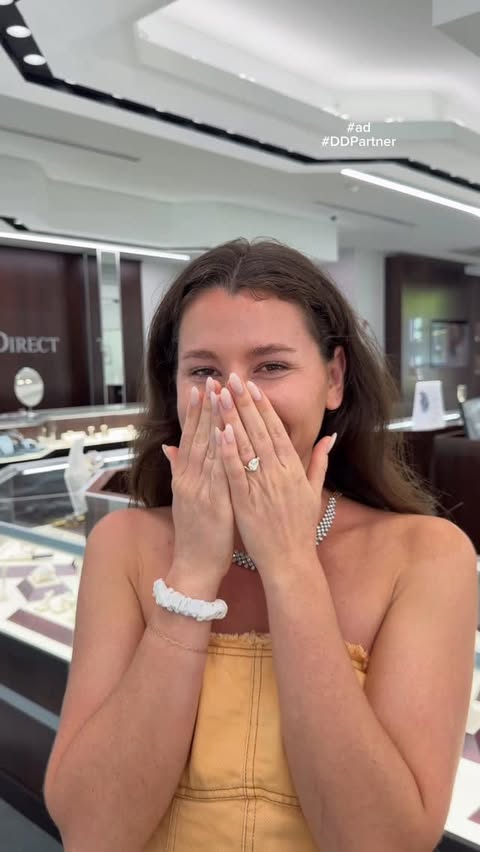 Instagram post by @allycase1 for Diamonds Direct. Caption reads: [...] Day gift? Look no further than....