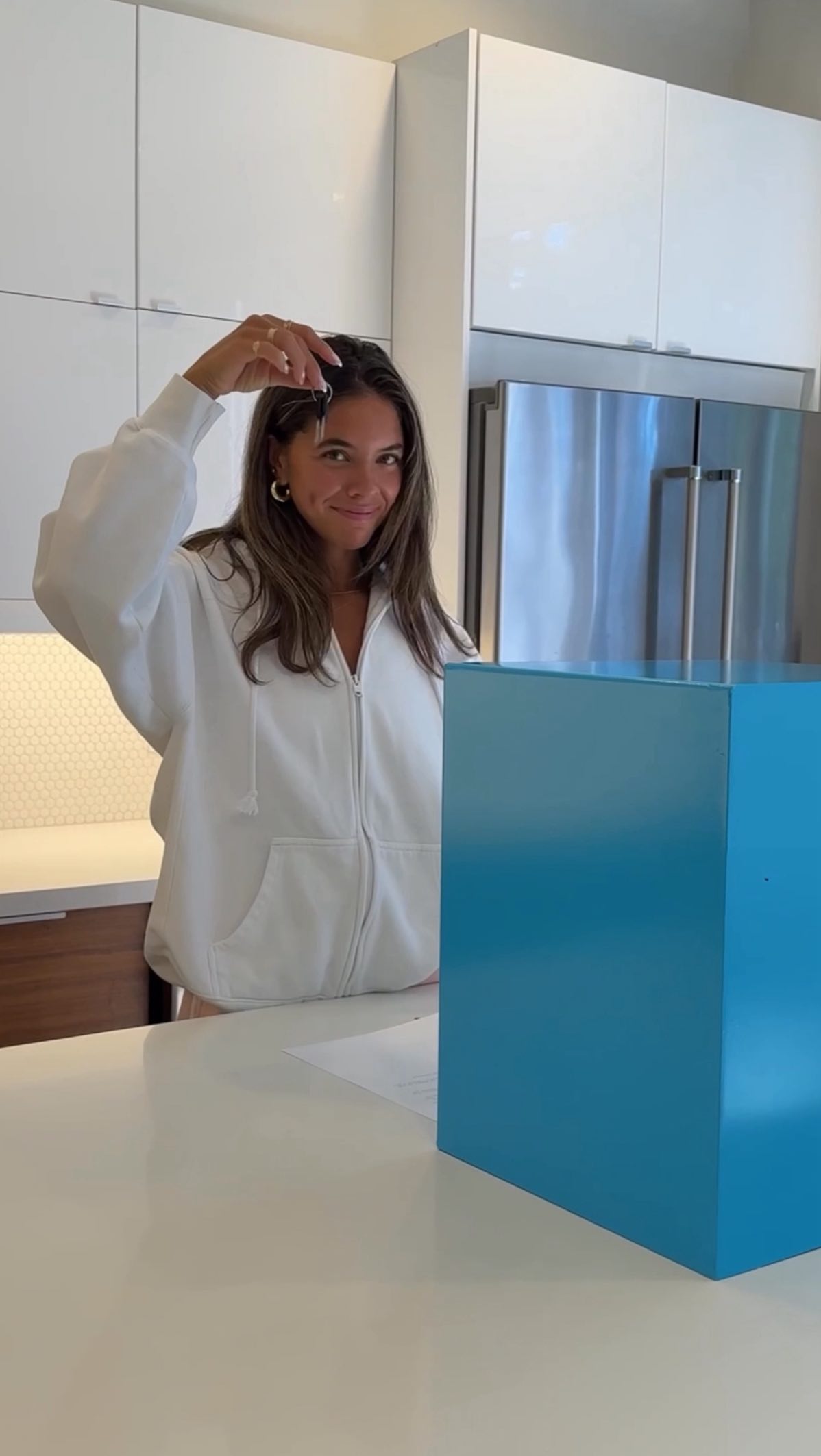 Instagram post by @livmcilkenny for Secret Deodorant. Caption reads: can you guess what the ‘top secret’ project....