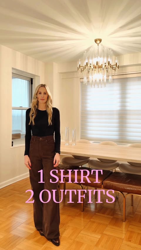 Instagram post by @yaelsteren for Saks Fifth Avenue. Caption reads: Comment SHOP to have outfit details sent directly....