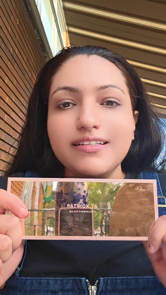 Instagram post by @lareinevlogs for BoxyCharm. Caption reads: Trying Out PATRICK TA FOR EYES Major Dimension II....