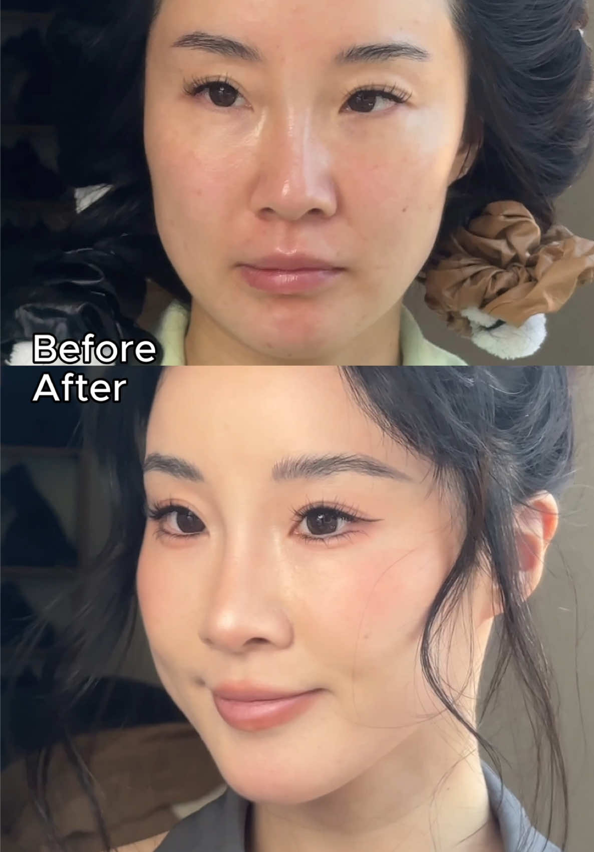 TikTok post by @becsreview for AMUSE Seoul. Caption reads: [...] Cosmetics Vanish Airbrush concealer * @AMUSE....