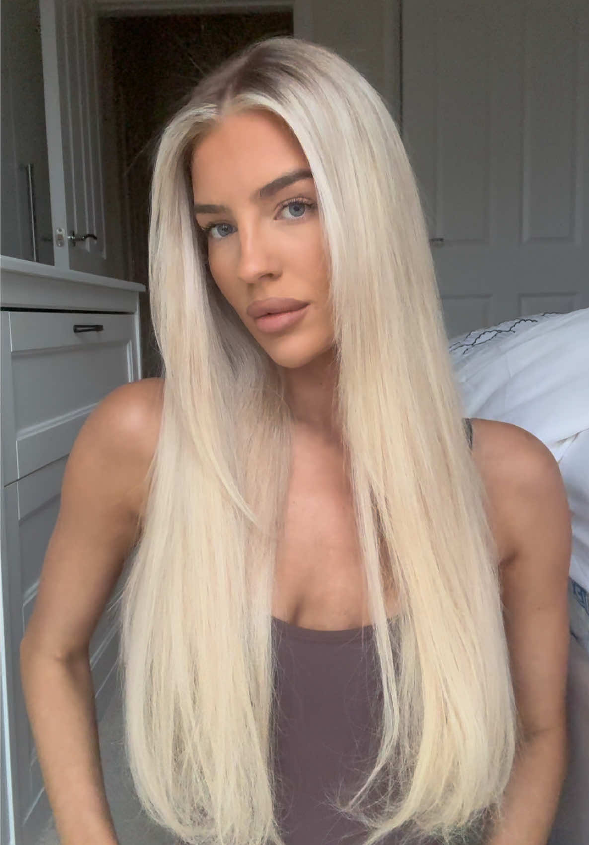 TikTok post by @teags86 for Endaring Hair. Caption reads: [...] with these invisible tapes from @Endaring....