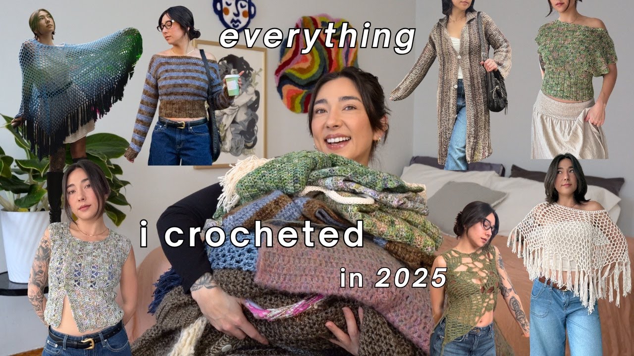 YouTube post by @itserinb for Darn Good Yarn. Caption reads: [...] Codes ✦ Hobbii Yarns ➩ Darn Good Yarn ➩....