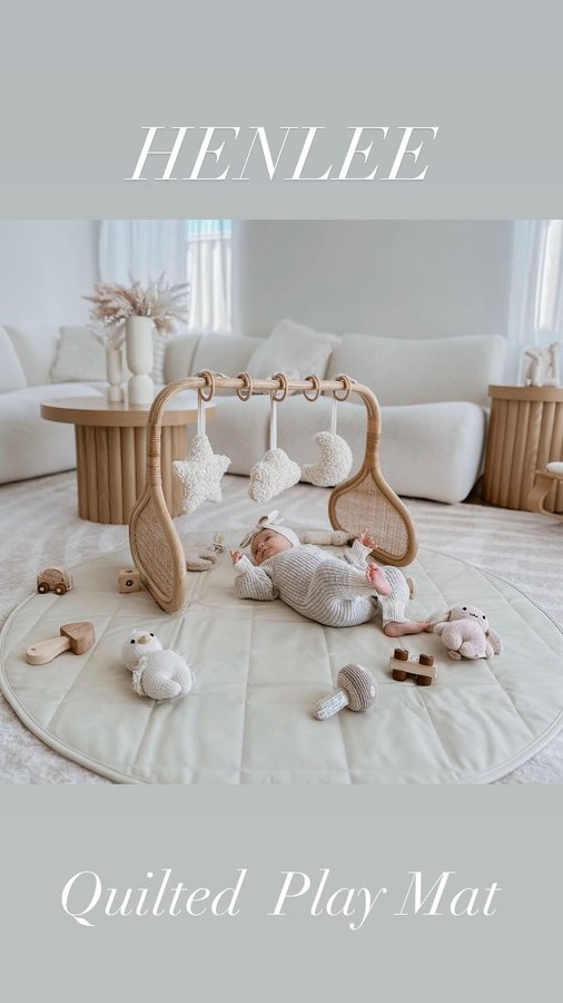 Instagram post by @raisinglionhearts for Henlee. Caption reads: You had me at “no extra laundry”. The @henlee.co....