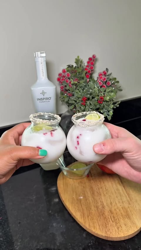 Instagram post by @misskren for Jewel-Osco. Caption reads: Winter sip season ❄️✨....