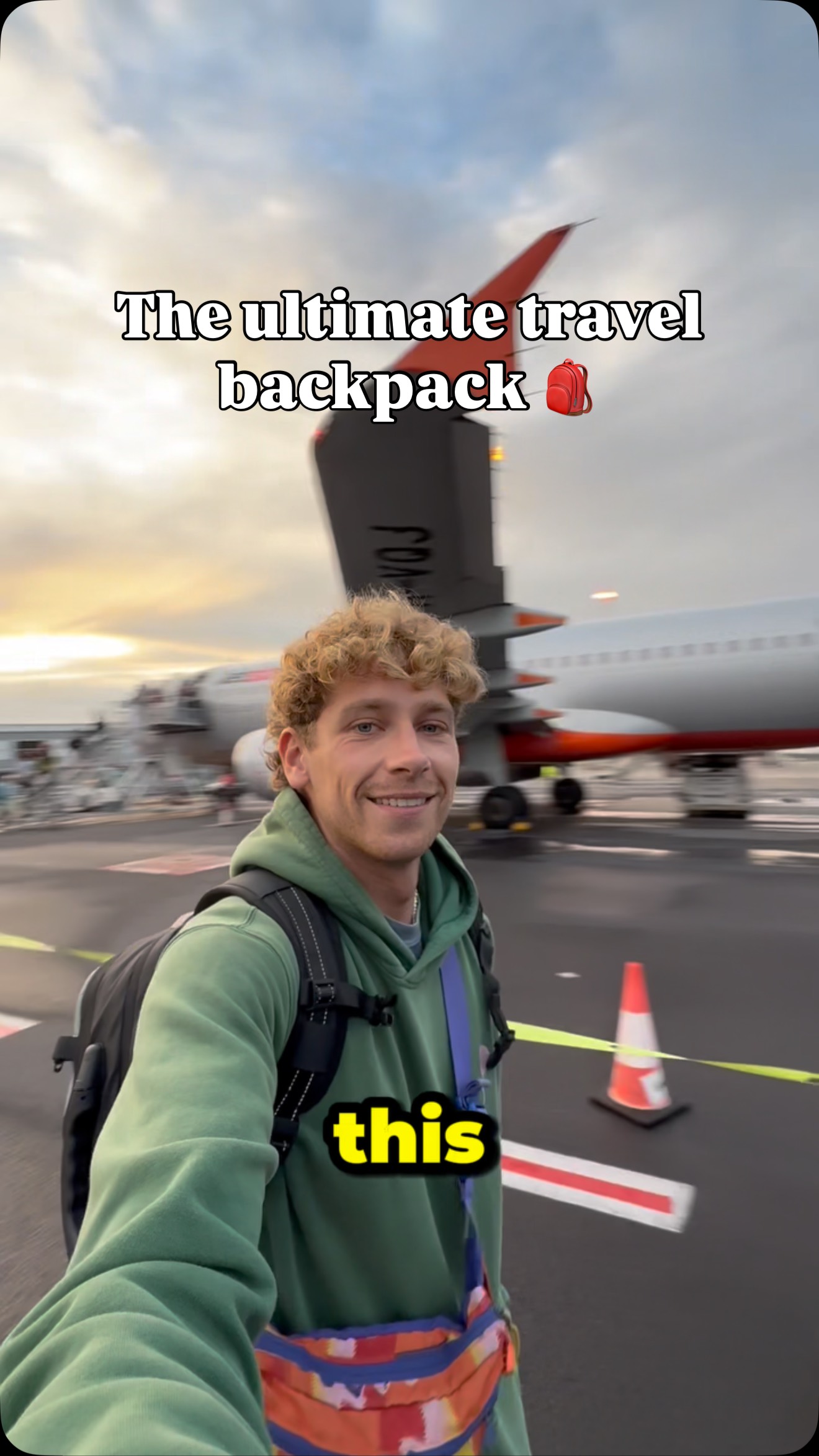 Instagram post by @marko.travel for Airback. Caption reads: [...] for a special discount! Thank you....