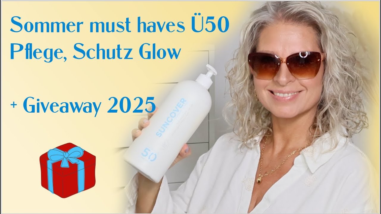YouTube post by @MamaCo for Mainpunkt. Caption reads: Summer must-haves over 50 care protection glow....