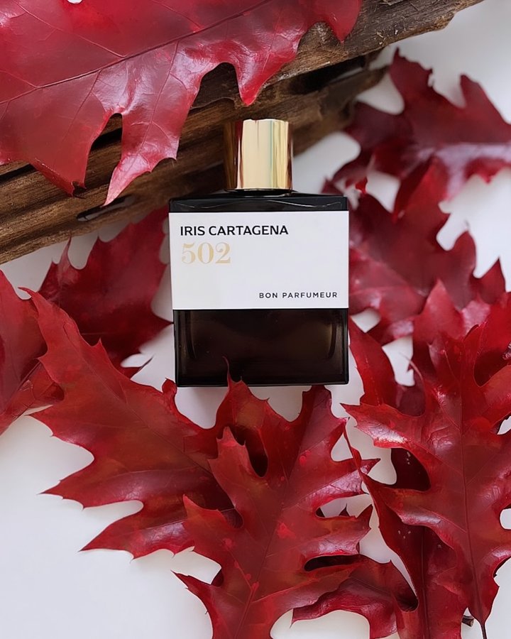 Instagram post by @_mydailyperfume for Bon Parfumeur. Caption reads: [...] @marx_parfums: 502 Iris Cartagena by....