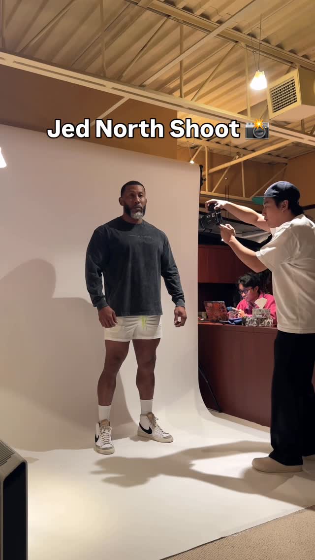 Instagram post by @ajellison for Jed North. Caption reads: I pulled up to the @jed_north office at 11 a.m.....