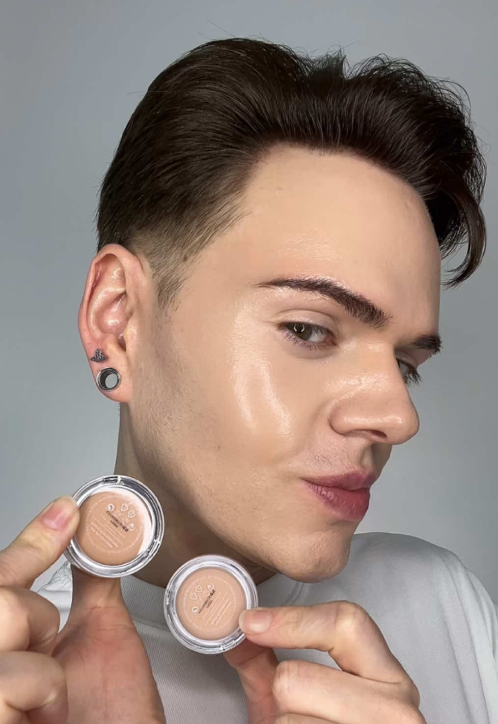 TikTok post by @joshwastjames for Glow Is Here. Caption reads: Is your concealer looking dry? You just need the....