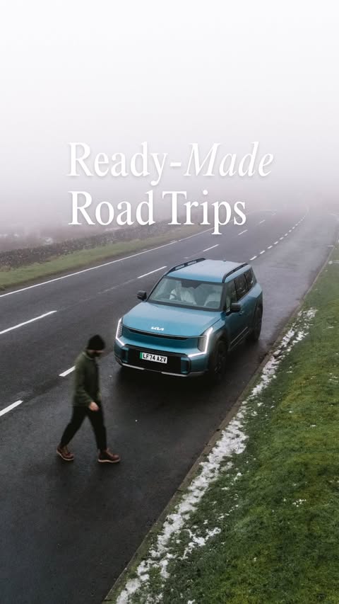 Instagram post by @hatelyrichardsfamily for Kia. Caption reads: Welcome to ‘READY-MADE ROAD TRIPS’. Each Sunday....