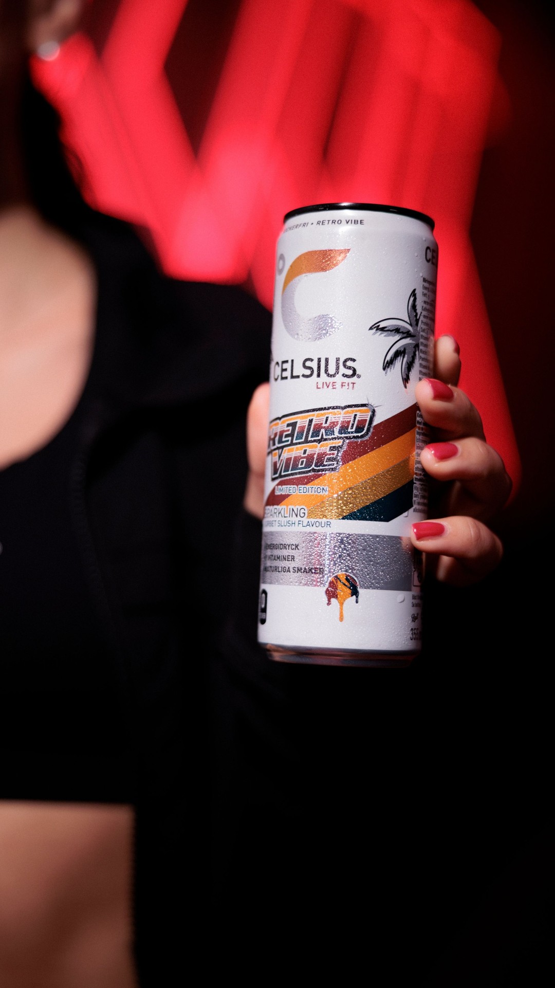 Instagram post by @barryscopenhagen for Celsius Sverige. Caption reads: There’s only one way to kickstart your training =....