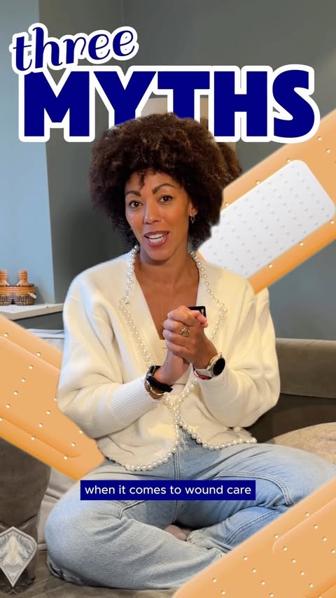 Instagram post by @drzoewilliams for Hansaplast. Caption reads: [...] your body’s natural healing process.....