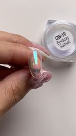 Instagram post by @friskynails for ICEGEL. Caption reads: after using these chromes for abt 2-3 months i can....