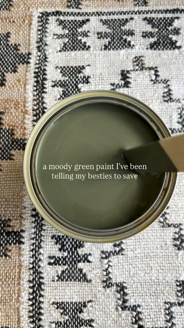 Instagram post by @styledbybeck for Benjamin Moore. Caption reads: sharing this again because I always get soooo many....