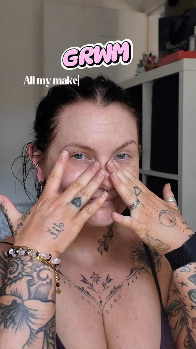 Instagram post by @mrsgracemcguire for UNICORN COSMETICS. Caption reads: Leaving all my essential basics out is FORCING me....