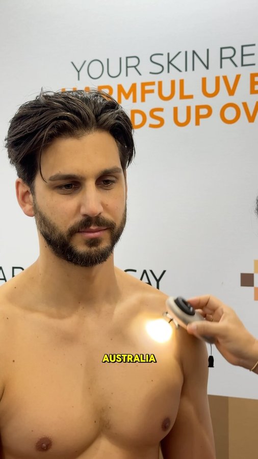 Instagram post by @mbrunelli for La Roche-Posay Australia & NZ. Caption reads: Get it done! Or use the ABCDE Method ⬇️ Get....