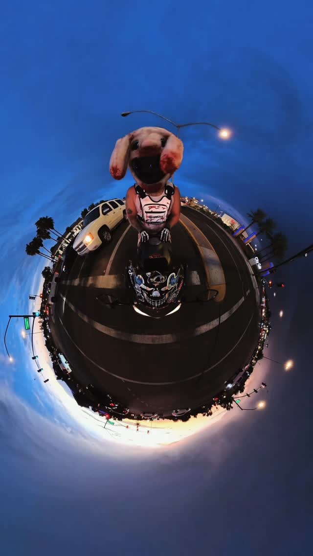 Instagram post by @biker_grim for MotoLoot. Caption reads: Christmas ornament 

Chest rig: @motoloot 
Code:....