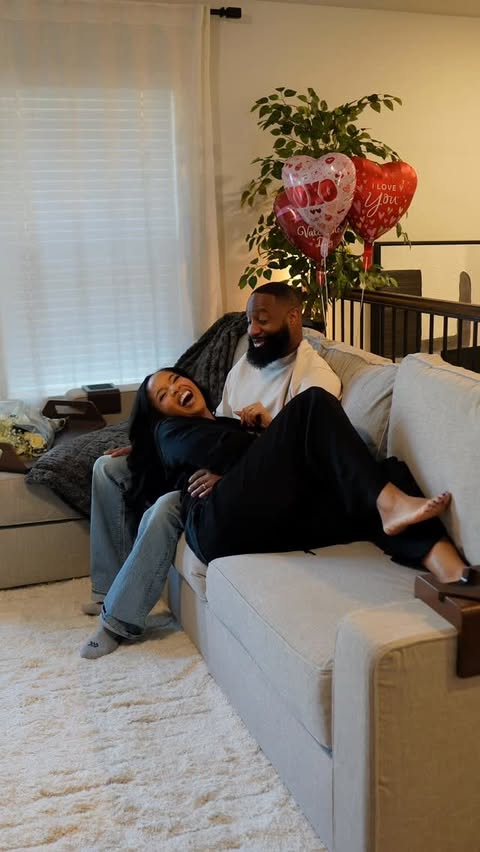 Instagram post by @shaynicole.xo for Lovesac. Caption reads: [...] corner nook in my house, by adding Lovesac....