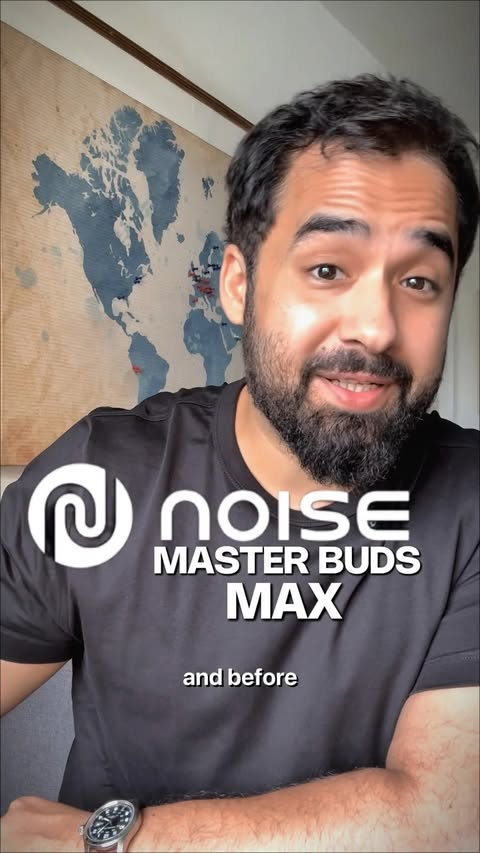 Instagram post by @shyamgursahani for Noise. Caption reads: [...] you forget you’re wearing them, and noise....