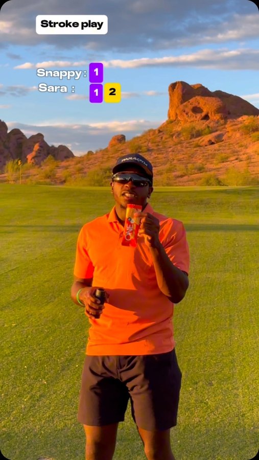 Instagram post by @_snappygilmore for ONE Brands. Caption reads: [...] bar. Are you team Hershey or Reese’s?....