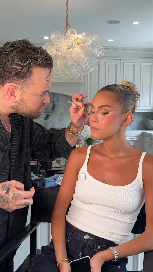 Instagram post by @kevikodra for impressbeauty. Caption reads: Girlllll… The perfect bridal lash DOES exist 👀....